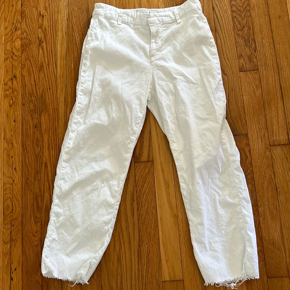 Frank and Eileen Italian performance linen trouser